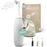 Hey Nature Intimpflege Po Dusche, mobiles Bidet für eine sanfte, hygienische Reinigung für Hilfe im Wochenbett, bei Hämorrhoiden & als Alternative zu feuchtem Toilettenpapier, Wiederverwendbar und reisegeeignet