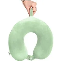 WINLIFE Reisekissen Memory Foam Nackenhörnchen Reisekissen Nackenrolle für unterwegs, 1-tlg., Tragbar Vielseitig Nackenkissen mit abnehmbarem Bezug & Reißverschluss