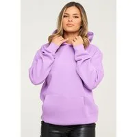 behype Hoodie BHPERTH Damen Basic Oversized Kapuzensweatshirt Raglan Kapuzenpullover Sweater