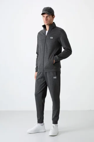 Herren Fleece Sweatshirt und Hose Set