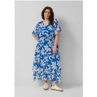 s.Oliver Maxikleid Kleid Maxikleid aus Chiffon mit gesmokter Taille
