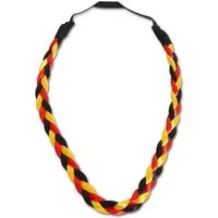 Fries Haarband Deutschland Fan Haarband Schwarz Rot Gold Fan Kostüm EM WM Party, Deutschlandfarben