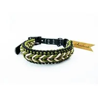 Tierluxe Hunde-Halsband Wächter, Paracord, Biothane, Handgemacht