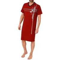 Normann Pyjama Normann Herren kurzarm Nachthemd - auch in Übergröße