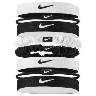 Nike - Haarband Flexibel(8er-Pack) (Schwarz/Weiß)