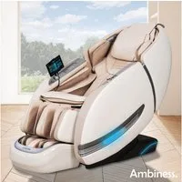 AMBINESS Massagesessel Relaxsessel YUNA, 60 Massageprogramme, deutsche Bediensprache, 3D-Massagetechnologie Ganzkörpermassage + Wärmefunktion