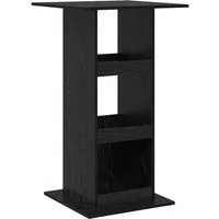 vidaXL Esstisch Bartisch 60 x 60 x 100 cm Holzwerkstoff Schwarz Eichen-Optik (1-St)