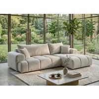 B&B Home Big-Sofa Sofa Vitton II mit Schlaffunktion L-Form mit Bettkasten, L-Form Couch rechts oder links