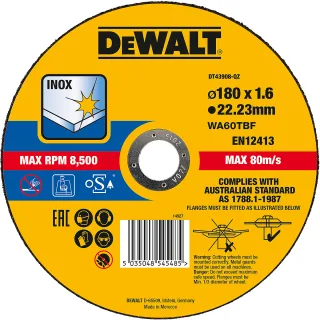 DEWALT EXTREME Trennscheibe Inox ø 180mm - DT43908-QZ