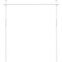 Clanmacy Raumteilerregal Raumteiler Paraventgestell Gardinenstange Verstellbar Flexibel Stangen