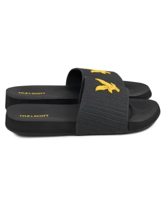 Lyle & Scott Easy Slide in Schwarz