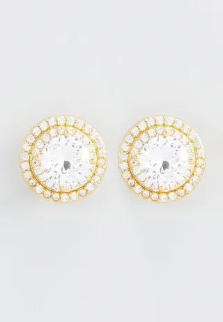 US Polo Assn Jewellery Ohrringe aus Cristal-Gelbgold