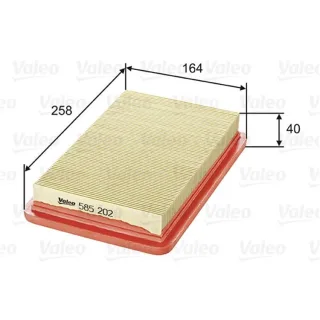 Valeo Luftfilter Ford Probe Mazda 626 Mx-5 Mx-6