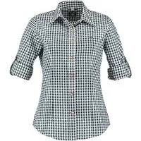 Orbis Textil GmbH & Co. KG Trachtenbluse Trachtenbluse - DALILA - beere, dunkelgrün, weinrot