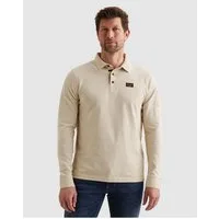 PME LEGEND Langarm-Poloshirt mit Logo Stickerei