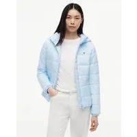 Tommy Jeans Steppjacke TJW SLIM LW HOODED PADDED JACKET Steppware, slim fit, mit Kapuze