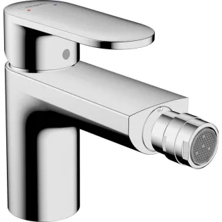 hansgrohe Vernis Blend Bidetarmatur 71210000 mit Zugstangen-Ablaufgarnitur, chrom