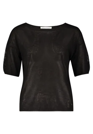Betty & Co - Feinstrickpullover schwarz - Gr. - 36