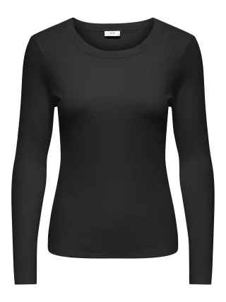 JDY - JDYLUCKY L/S O NECK NEW TOP JRS NOOS Black - Gr. - L