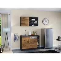KOCHSTATION Pantryküche KS-Mali, Breite 110 cm, mit E-Geräten