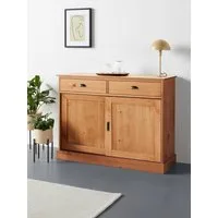 OTTO home Sideboard Schröder, Kommode, 2 Schiebetüren, 2 Schubkasten, aus massivem Kiefernholz