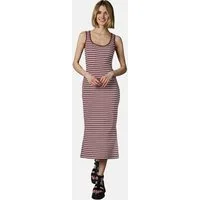 Ragwear Shirtkleid Montyca Stripes YOUMODO Sommerkleid mit Schlüssellochausschnitt