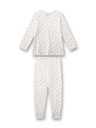 Sanetta - Schlafanzug lang white pebble - Gr. - 116
