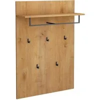 Mai & Mai Wandgarderobe Garderobenpaneel Hakenpaneel mit Ablage und 5 Haken Gabo-01