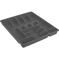Engelland Besteckkasten Besteckeinsatz für Schubladen 40 cm (Vorteils-Set, 1 St., 45 x 39 x 5 cm), BPA-frei, robuster PP-Kunststoff, für alle handelsüblichen Schubladen