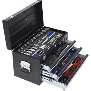 KS Tools 1/4 +1/2 CHROMEplus Universal-Werkzeug-Satz, 99-tlg