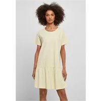 URBAN CLASSICS Sweatkleid Ladies Valance Tee Dress XS bis 5XL