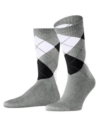 Burlington - Burlington Rib Court Herren lt. heather - Gr. - 43