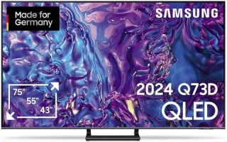 Samsung GQ65Q73D 65 Zoll 4K QLED Smart-TV schwarz