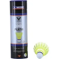 VICTOR Badmintonball Shuttle 3000 Nylon Dose gelb 6er, Geschwindigkeit: mittel
