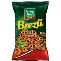 funny-frisch Knabberei, funny frisch Brezli Mini Laugenbrezel mit Meersalz verfeinert 160g