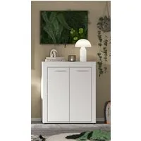 OTTO home Schuhschrank AOSTA, Höhe 95cm, 2 Türen, 3 Einlegeböden, 4 Fächer (in verschiedenen Farbausführungen erhältlich, individuell kombinierbar) Kommode, Schrank, Sideboard, Flurkommode, Anrichte, Garderobenschrank