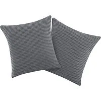 OTTO home Kissenbezug Greta, (2 Stück), in Waffelpiqué Optik, in vielen Farben erhältlich, Bezug in 50x50 cm