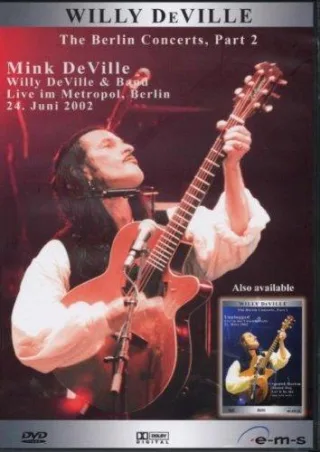 Willy de Ville The Berlin Concerts 2002 [DVD] [2003]