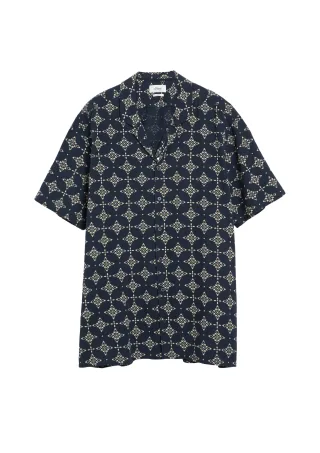 s.Oliver - Hemd blau/beige - Gr. - 4XL