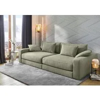 Jockenhöfer Gruppe Big-Sofa Milano XXL, B: 290 cm, mit Zierkissen, Relaxfläche 120x240 cm, Federkern