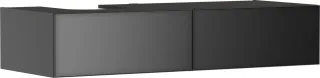 Hansgrohe Xevolos E Waschtischunterschrank Schiefergrau Matt 1370/550 mit 2 Schubkästen für Konsole  54321770