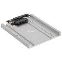 Transposer 2.5" SATA SSD to 3.5", Adapter grau