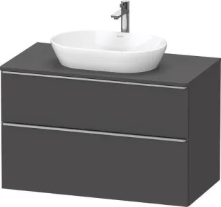 Duravit D-Neo Konsolenwaschtischunterbau wandhängend Graphit Matt 1000x550x664 mm - DE4968070490000 DE4968070490000