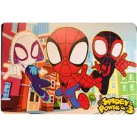 MARVEL Schreibtischunterlage Spider-Man Bastelunterlage 45 x 65 cm Malunterlage, Kunststoff Blau