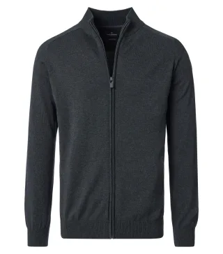 CASAMODA - Strickjacke uni 004450 anthrazit - Gr. - XXL