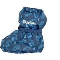 Playshoes Füßlinge Regenfüßlinge mit Fleece-Futter Baustelle