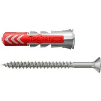 fischer Schrauben- und Dübel-Set Fischer Dübel-Set Duopower 6.0 x 30 mm - 12 Stück