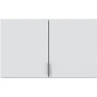 freiraum Schrankaufsatz GARONA, 2 Türen, in Weiß - 80x49x51 (BxHxT)