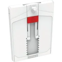 tesa Klebehaken Klebenagel mit max. 2 kg Haltekraft für Bilder - verstellbar, Dekoration, Leinwände, Bilder, (Spar-Set, 6-St., inkl. Powerstrips), Klebenagel - POWERSTRIPS Doppelseitig - Tapete & Putz - 3 x 2er Pack