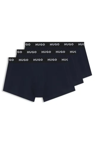 HUGO RED Menswear - TRUNK TRIPLET PACK Dark Blue - Gr. - L
